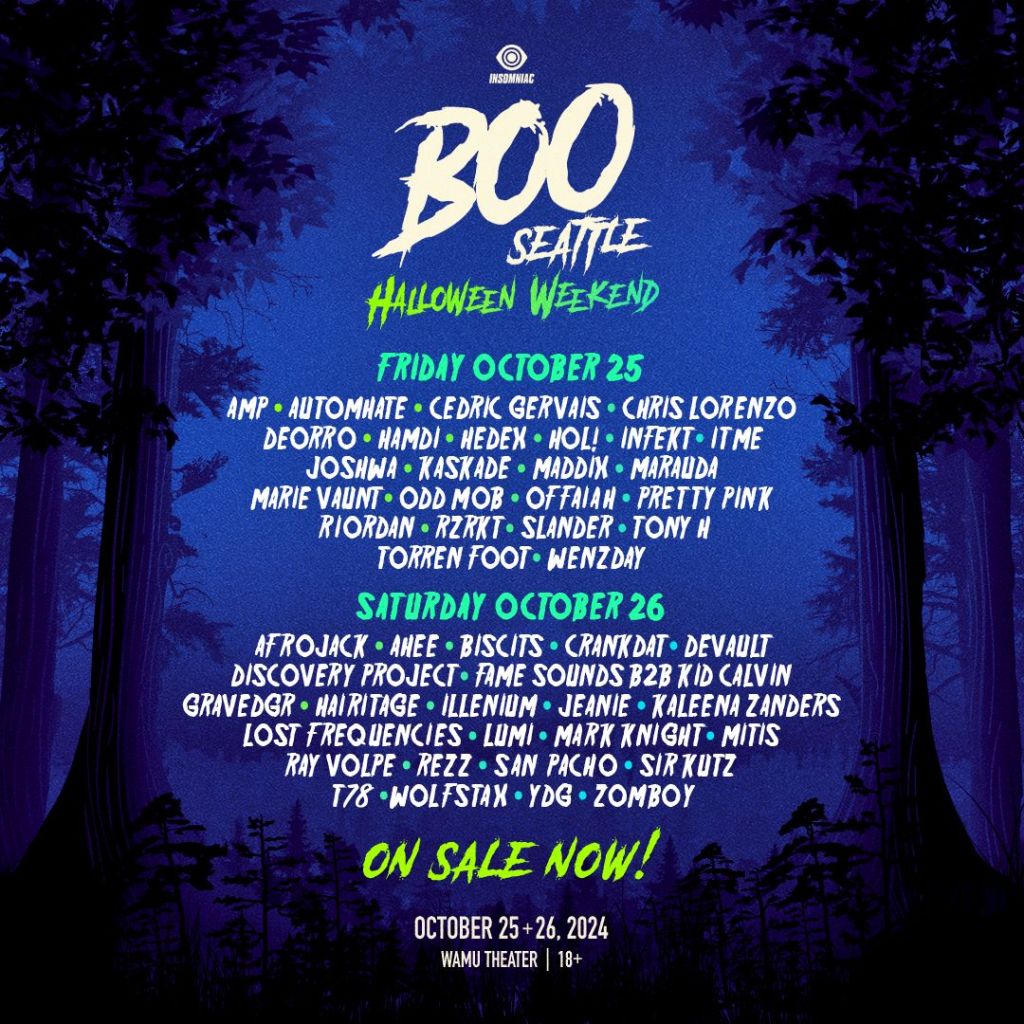 Boo Seattle 2024 lineup