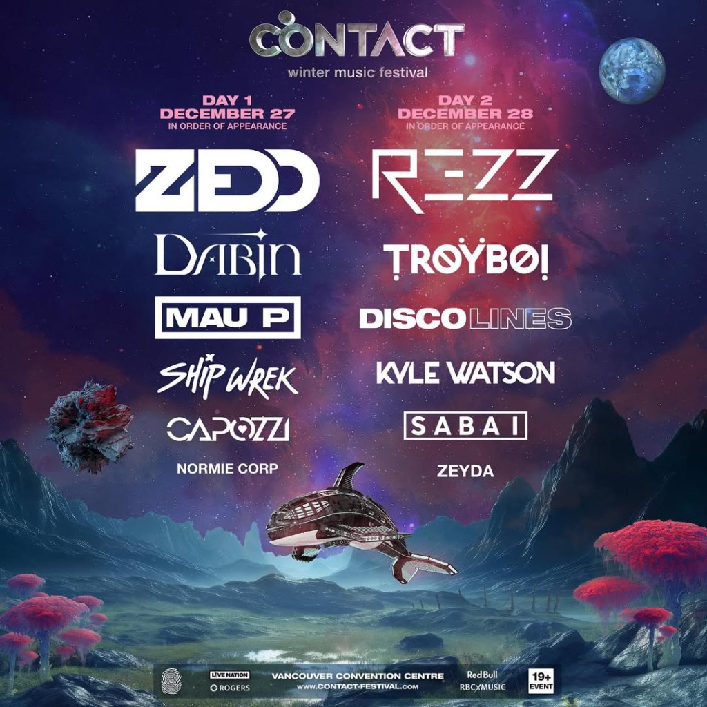 Contact Festival 2023 lineup