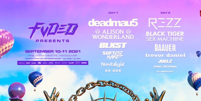 FVDED in the Park 2021 lineup