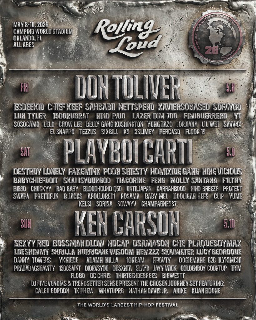 Rolling Loud 2026 lineup