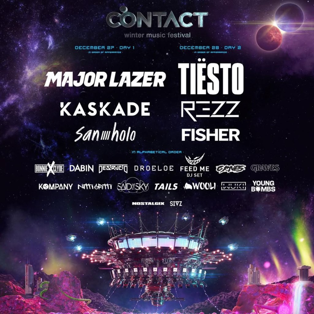 Contact Festival 2019 lineup